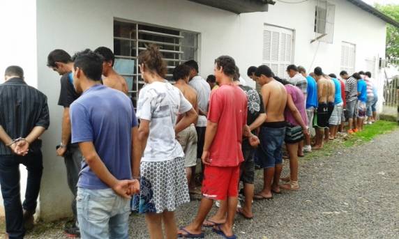 Foram cumpridos 43 mandados de busca e 39 de preisão preventiva e temporária