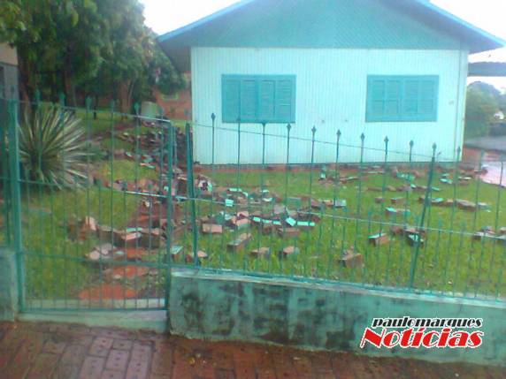 Moradores levaram um 

susto durante a noite