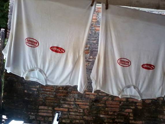 As roupas mudam de cor