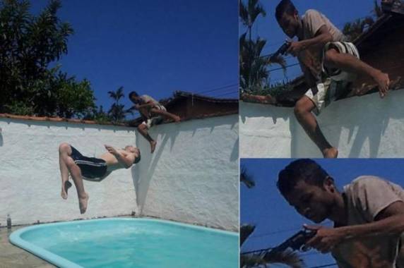 A imagem ajudou a polícia 

a identificar e prender um dos ladrões