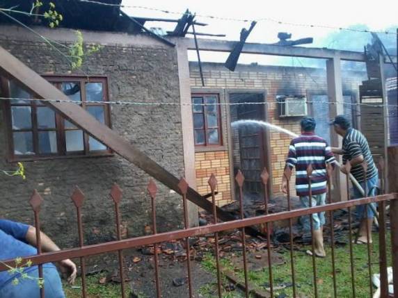 Suspeito de ter provocado o incêndio foi preso pela Brigada Militar