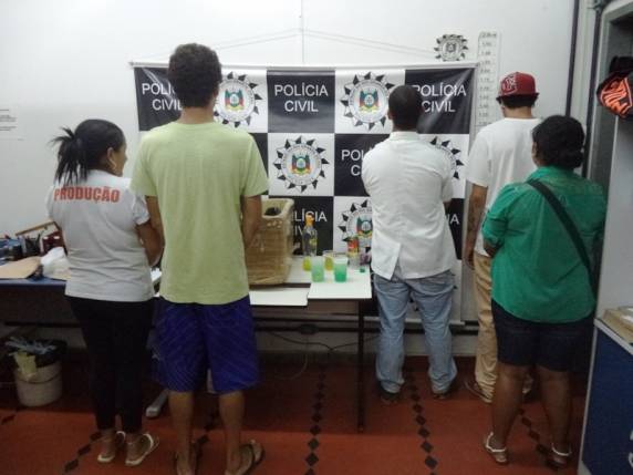 A polícia também contou com o apoio do Conselho Tutelar