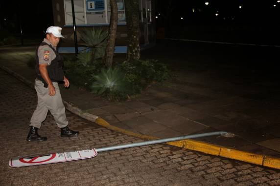 O trio agiu no centro da cidade