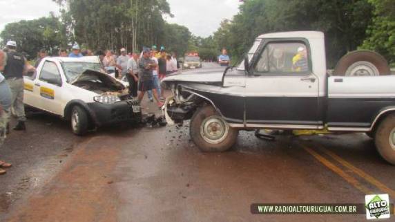 Otávio Malgarin, de 83 anos, morreu no local do acidente. O condutor 

de uma Fiat Strada, de Santa Rosa, foi socorrido ao Hospital de Caridade