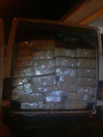 O motorista foi preso e carga 

apreendida
