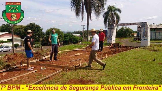 Depois de muitos anos começamos os 

trabalhos de reforma da Escolinha de Trânsito no 7º BPM