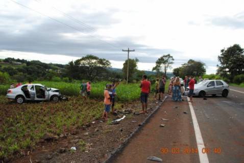Mesmo com a terceira pista, mais um grave acidente acontece no interior de Santo Cristo