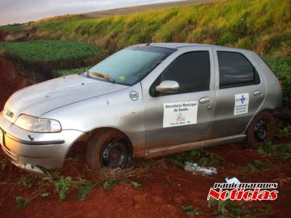 O veículo havia saído as 4he30min da garagem junto ao Parque de Máquinas