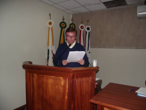 Leandro Roberto Maehler, esteve na Câmara de Vereadores