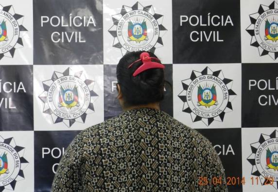 Após os 

procedimentos legais, M.A.C., foi conduzida ao sistema penitenciário