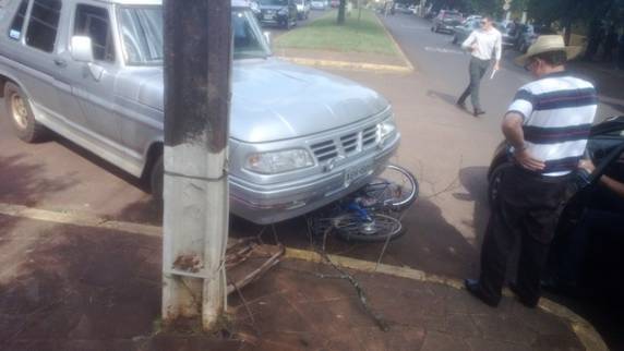 Acidente 

ocorreu na Av. Getúlio Vargas
