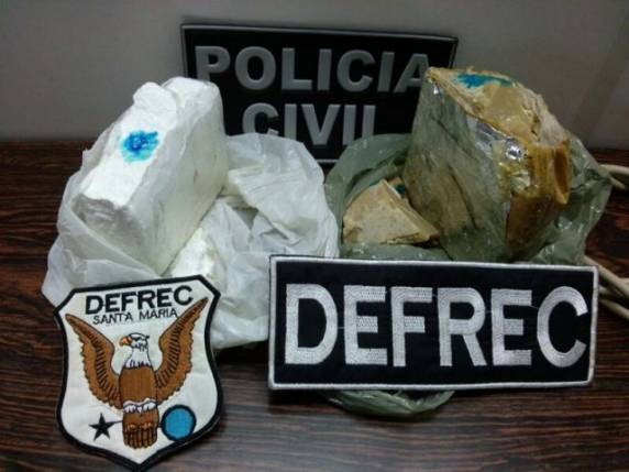 Três pessoas foram presas na BR-287, no trevo de acesso 

a São Pedro do Sul