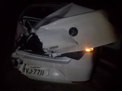 Colisão ocorreu no início da noite desta quinta-feira