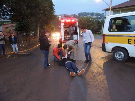 A colisão 

ocorreu Ontem por volta das 17h45min no cruzamento da Rua Sinval Saldanha com a São Luiz