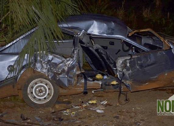 Colisão envolvendo dois 

veículos ocorreu no km 9 da rodovi