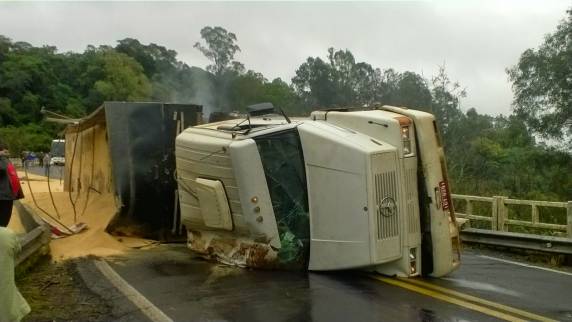 A carreta é do município de 16 de Novembro
