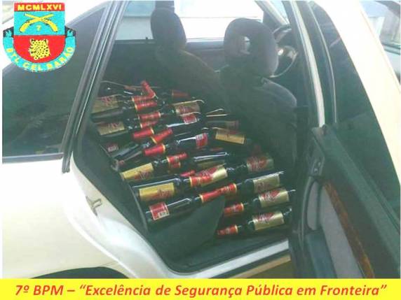 Foram apreendidos 282 litros de cerveja