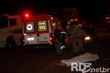A vítima foi arrastada por cerca de 18 metros
