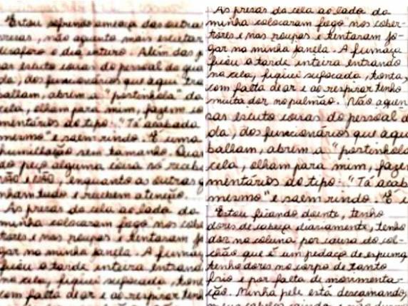 Humilhação sem tamanho, diz 

Graciele Ugulini em carta enviada à Justiça
