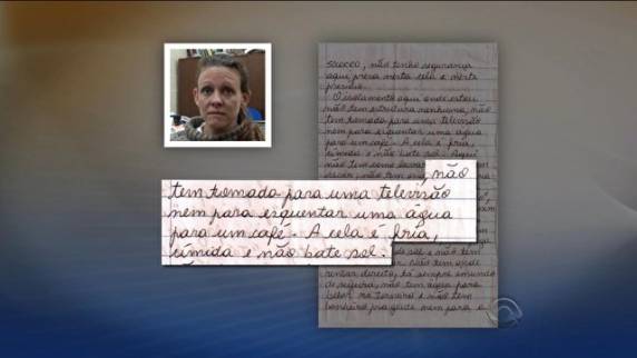 Humilhação sem tamanho, diz 

Graciele Ugulini em carta enviada à Justiça