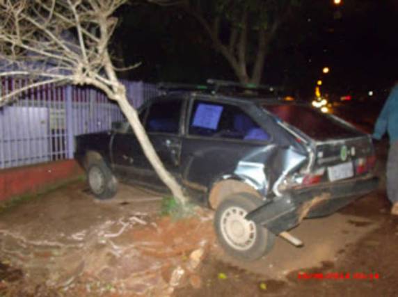 Gol estava estacionado em frente a residência do proprietário, na avenida Getúlio Vargas, defronte ao 

Cemitério, no bairro Assis Brasil