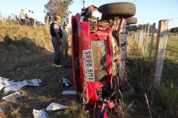 Homem de 77 anos teria perdido controle do veículo na RST-357