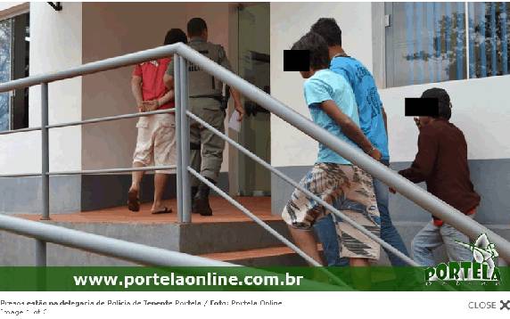Presos estão na delegacia de Polícia de Tenente Portela