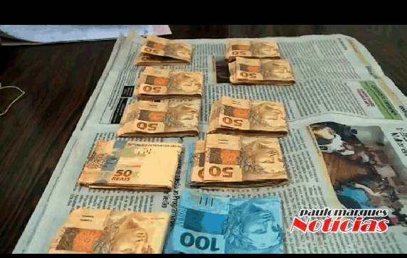 O dinheiro gerou um mistério em Três de Maio