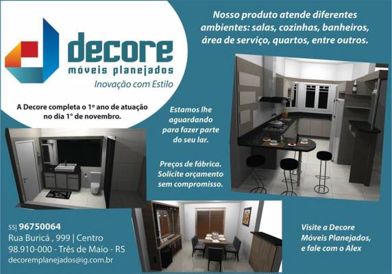 Primeiro aniversário, inovação com estilo