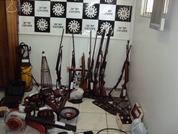 Operação ocorreu na manhã desta quinta-feira na cidade e no interior do município de Catuípe, em uma ação conjunta entre a Polícia 

Civil e a Brigada Militar