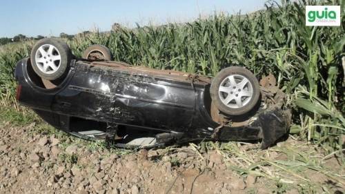 Acidente ocorreu na tarde deste sábado na estrada que liga Crissiumal a Tiradentes do Sul