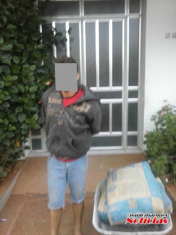 O fato ocorreu por volta das 5hs da manhã desta quarta-feira (19)