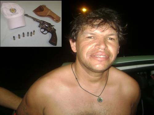 Homem foi preso por embriaguez ao volante e porte ilegal de arma