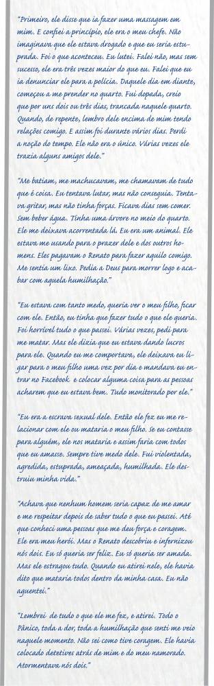 Ana Raquel Santos da Trindade escreveu uma carta em papel higiênico durante os 24 dias que ficou presa para relatar sua história
