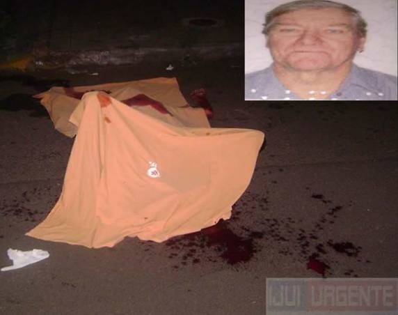 Vítima foi assassinada em frente a uma boate no centro da cidade. Ele teria sido atingido por 11 golpes de faca