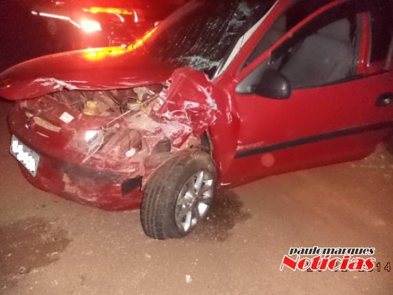 O acidente ocorreu na madrugada desta quinta-feira (25) em Santa Rosa