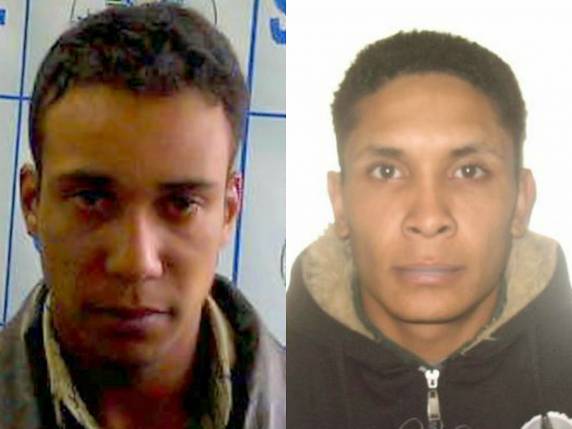 Márcio Jacques dos Santos, foragido de Caxias do Sul (foto 1) e
Adelmo da Silva da Silva foragido de Cacequi (foto 2)