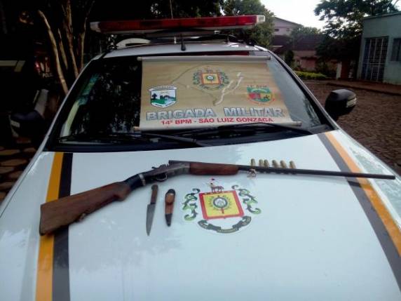 Arma usada na tentativa do assalto foi apreendida
