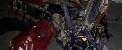 Uma das motocicletas era conduzida por um menor de idade