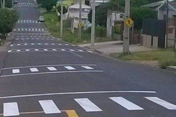 Prefeitura explica que projeto prevê a pintura de uma faixa a cada entrada de 

rua