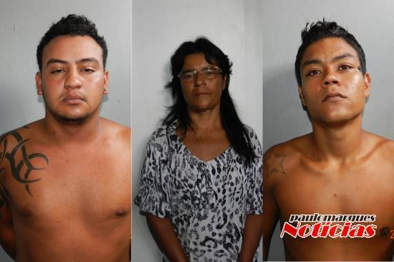 As prisões se deram em flagrante, e um dos indivíduos era foragido da justiça