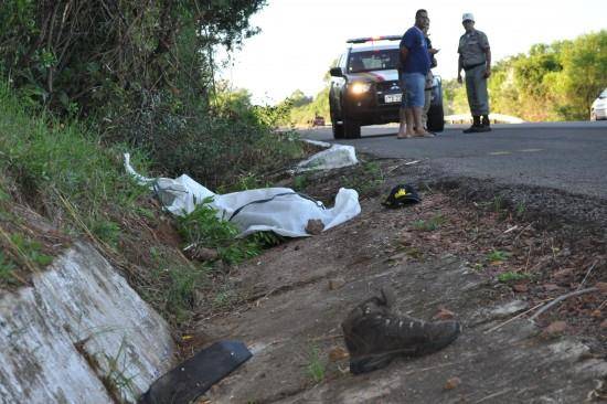 Motorista foi perseguido antes de atropelar colega no km 291 da BR 392