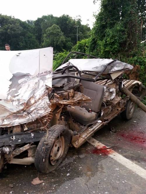 Acidente ocorreu por volta das 5h20 deste 

sábado (07), no Km 41 da rodovia