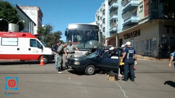 Acidente 

envolveu um ônibus