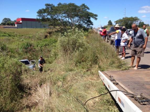 Motorista da Amarok teve ferimentos leves