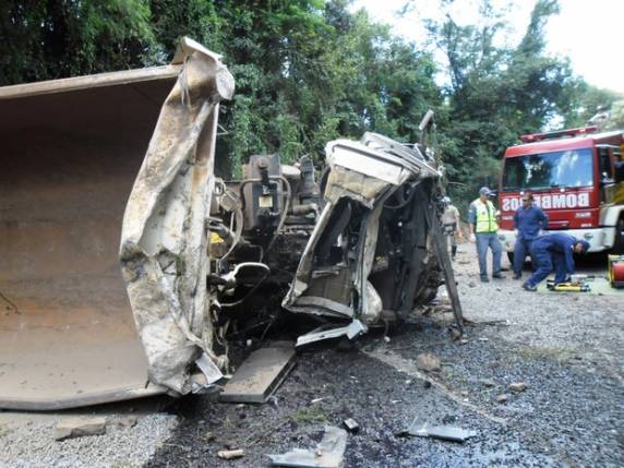 Acidente ocorreu no km 93,62 da SC-155 em Xavantina nesta sexta-feira