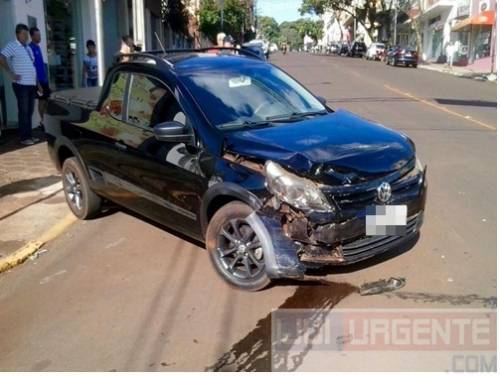 A colisão ocorreu na tarde desta sexta-feira