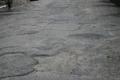 A rua está ficando 

intransitável 