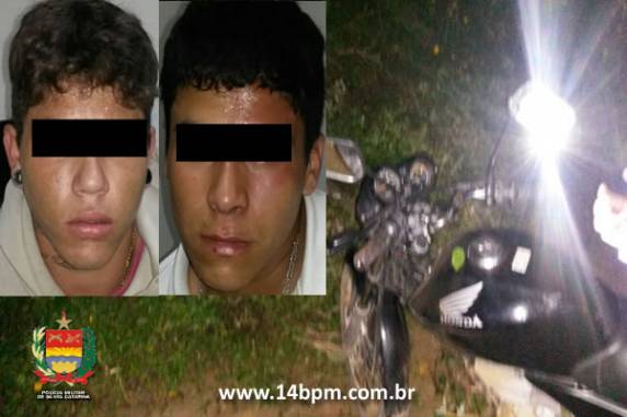 Juntos somam 46 passagens pela polícia