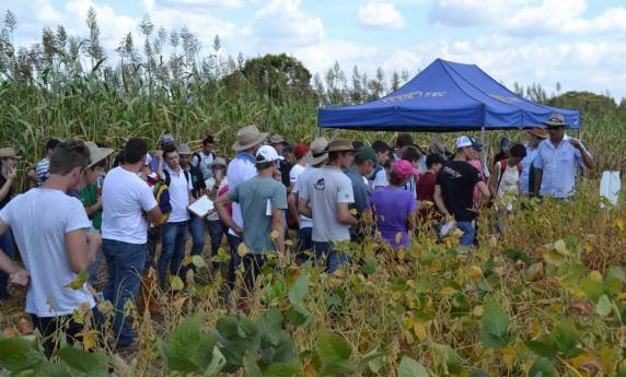 Evento apresentou as principais novidades em variedades de sementes e evidenciou, através de exemplo prático, a importância do plantio em contorno